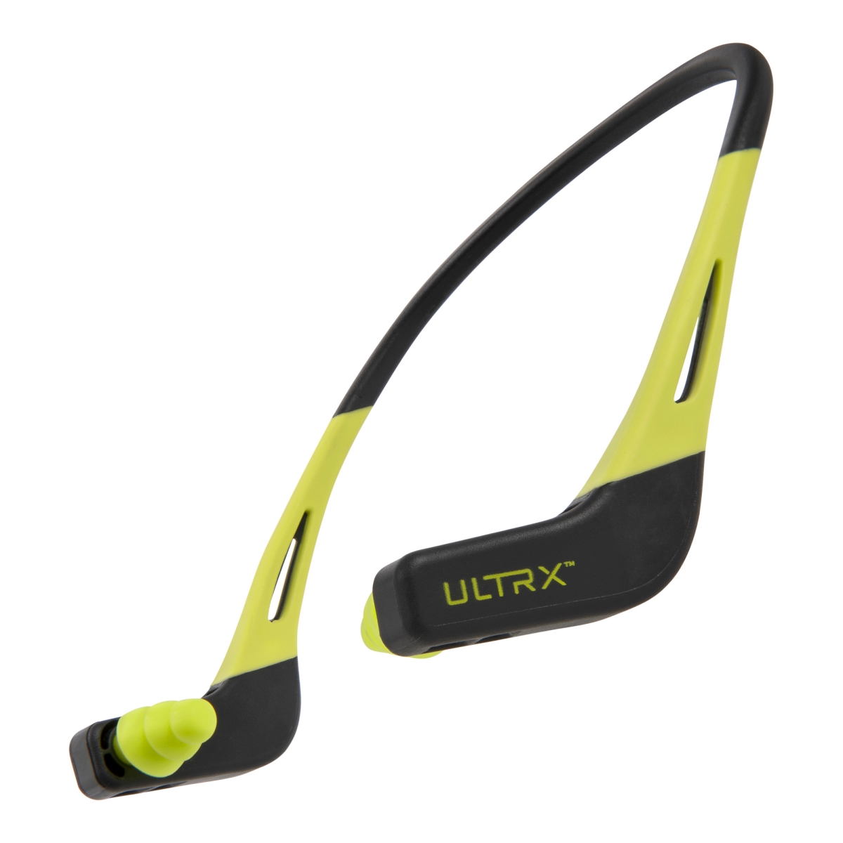 Picture of Allen 4102 22dB NRR ULTRX Banded Ear Plugs - Gray & Neon Yellow