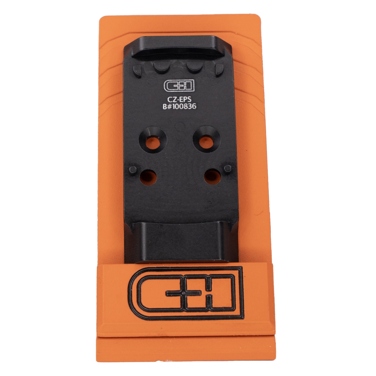 CZ-EPS V4 Optic Mounting Plate for Optic Ready CZ P10 to Holosun EPS & EPS Carry - Anodized & Black