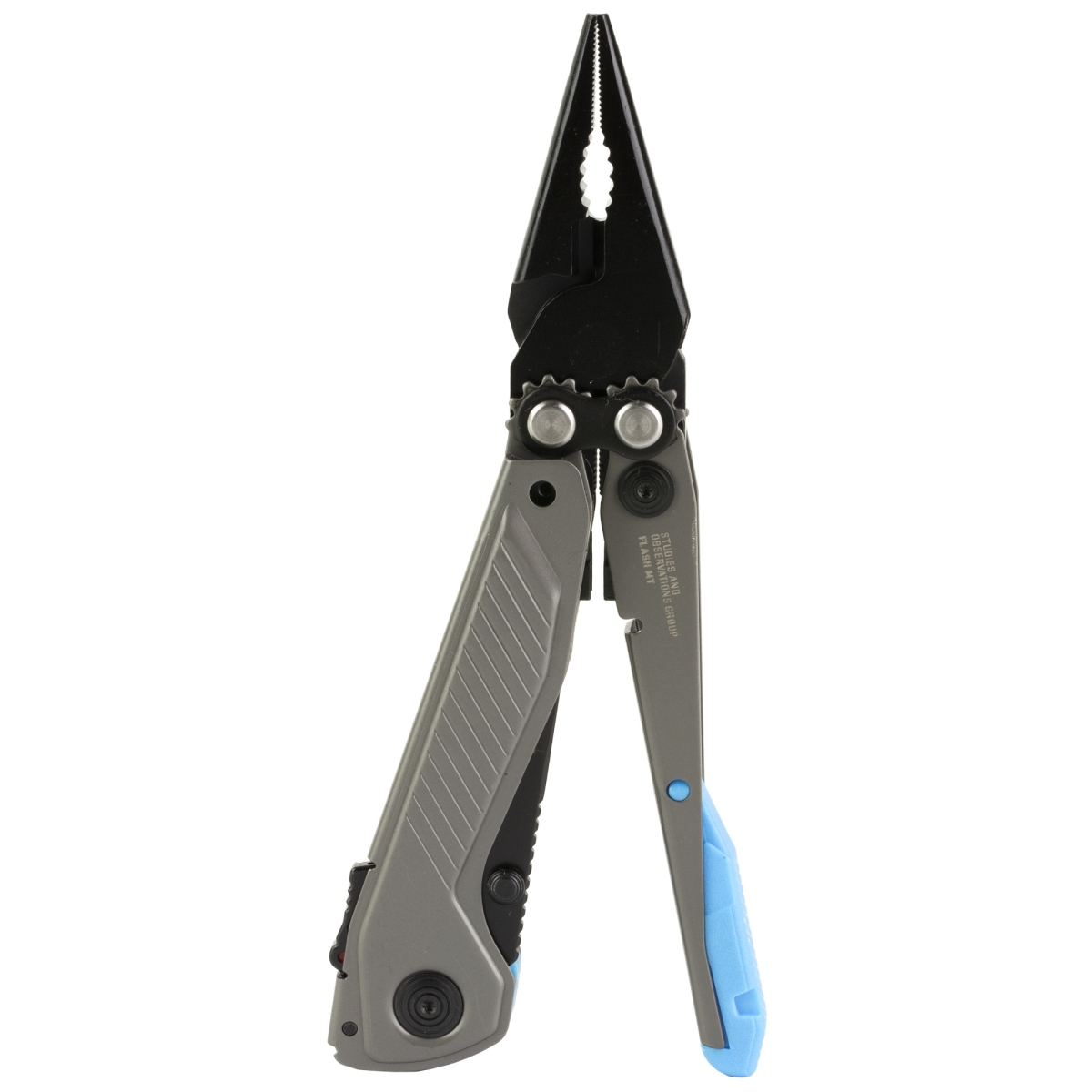 SOG-29-55-02-41 Flash 7 Tool Multi-Tool with Cryo D2 Steel - Urban Gray & Cyan