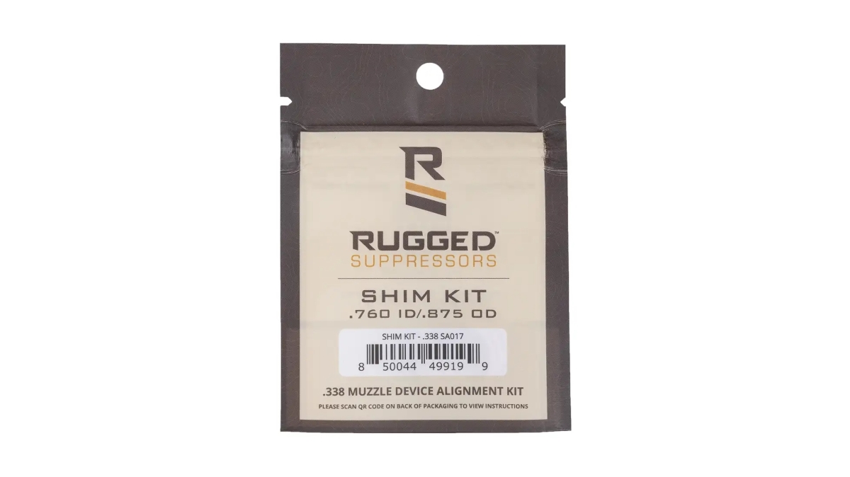 SA017 Aligning Muzzle Devices Shim Kit for 0.75 x 24 or M18 x 51 Threading