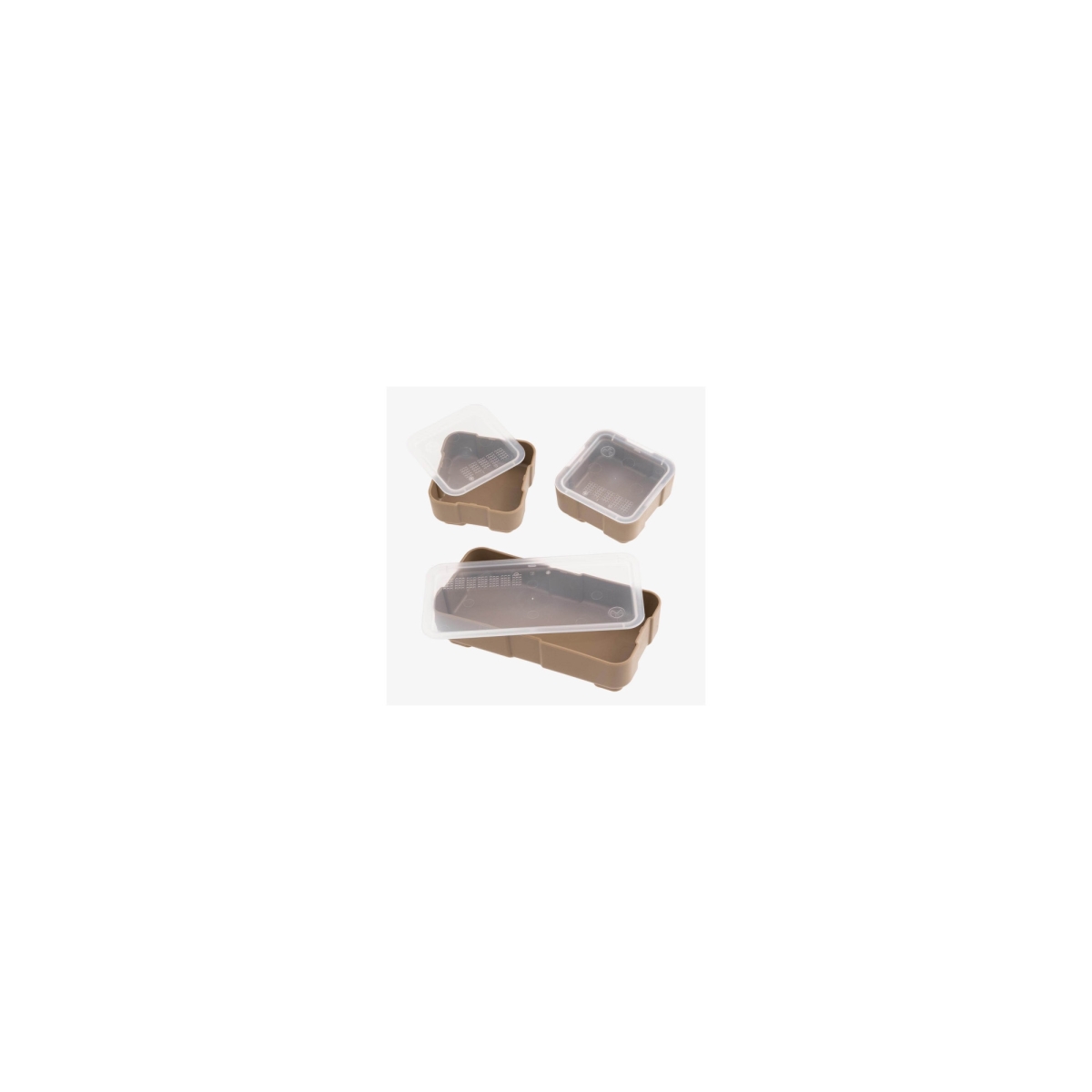 MAG1389-FDE 2 x 2 & 2 x 4 DAKA Bins Set for GRID Organizer Panels - Matte Finish Flat Dark Earth