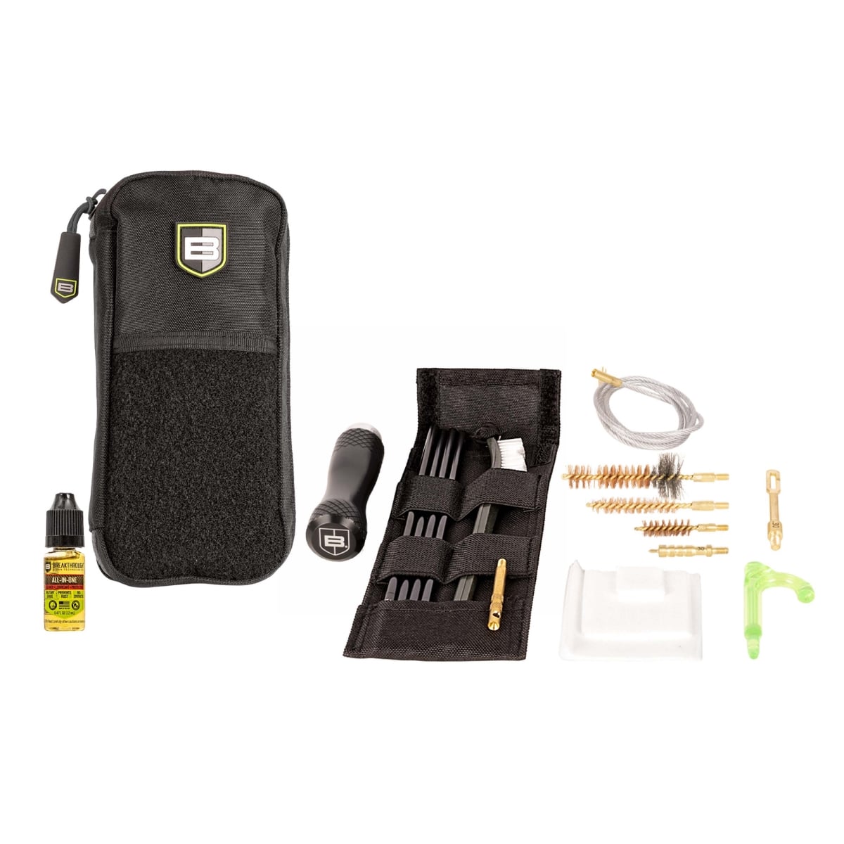 Badge Series Rod & Pull-Through Cleaning Kit w/ Molle Pouch, 7.62mm