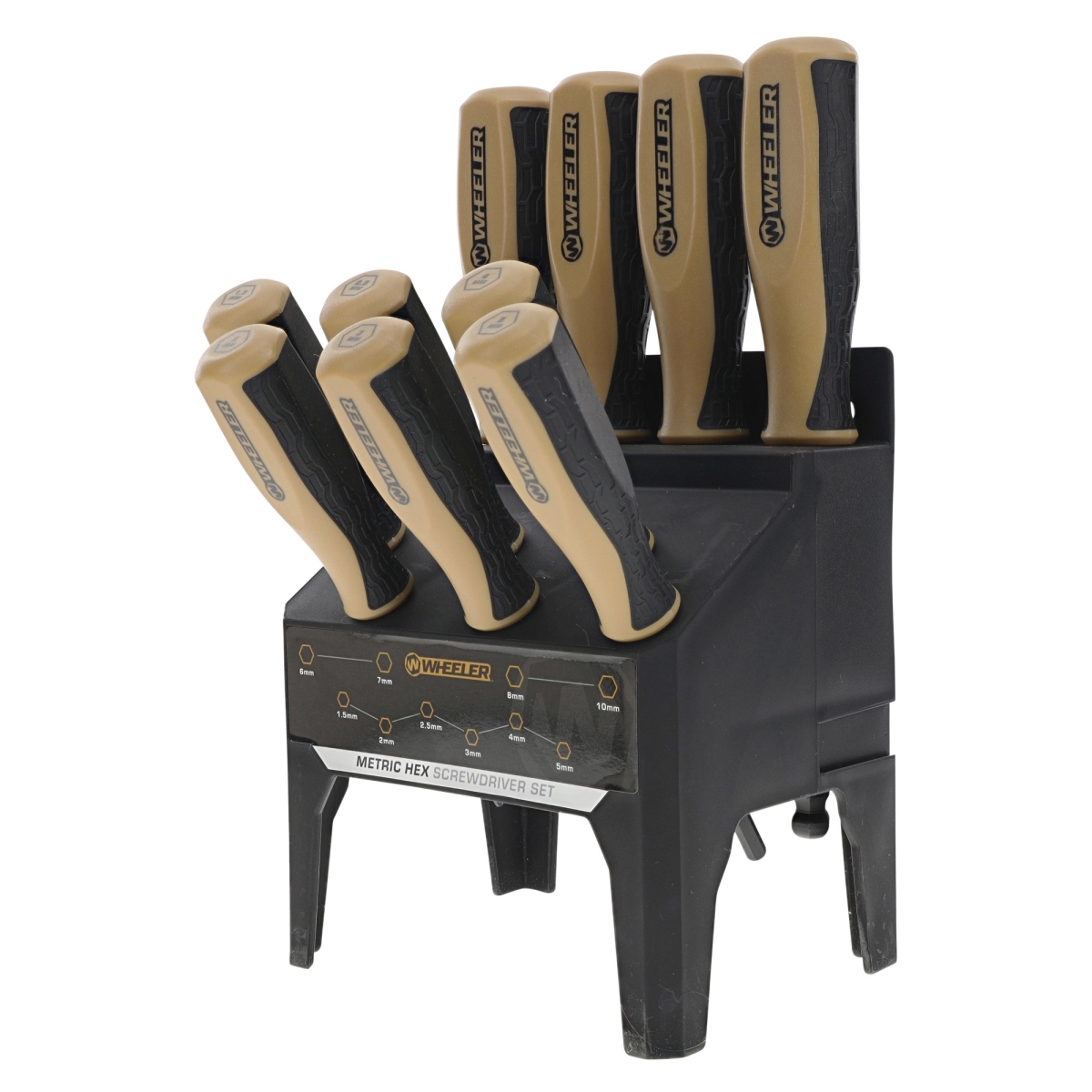 4005281 Metric Hex Bench Driver Set - Black - 10 Piece