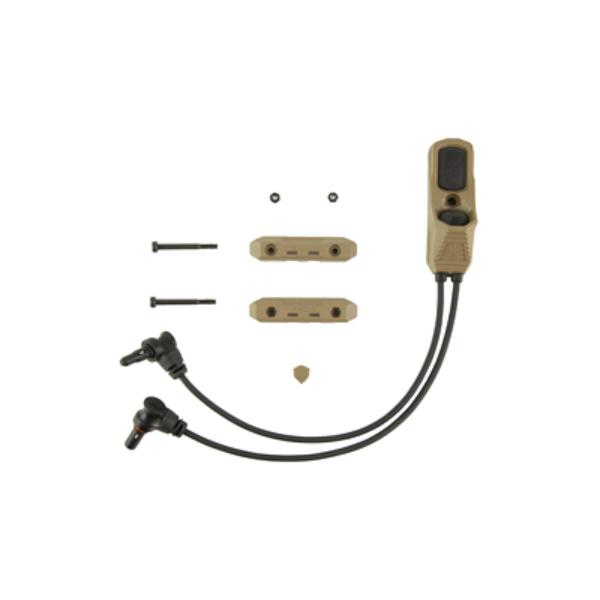 AXN-LI7F AXON Dual Button Remote Switch with Streamlight & Crane Laser 7 in. for Picatinny - Matte & Flat Dark Earth