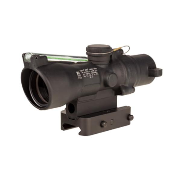 TA50-C-400350 3 x 24 mm Advanced Combat Optical Gunsight with Dual Illuminated Green Horseshoe for Dot 223-55 Grain - Matte & Black