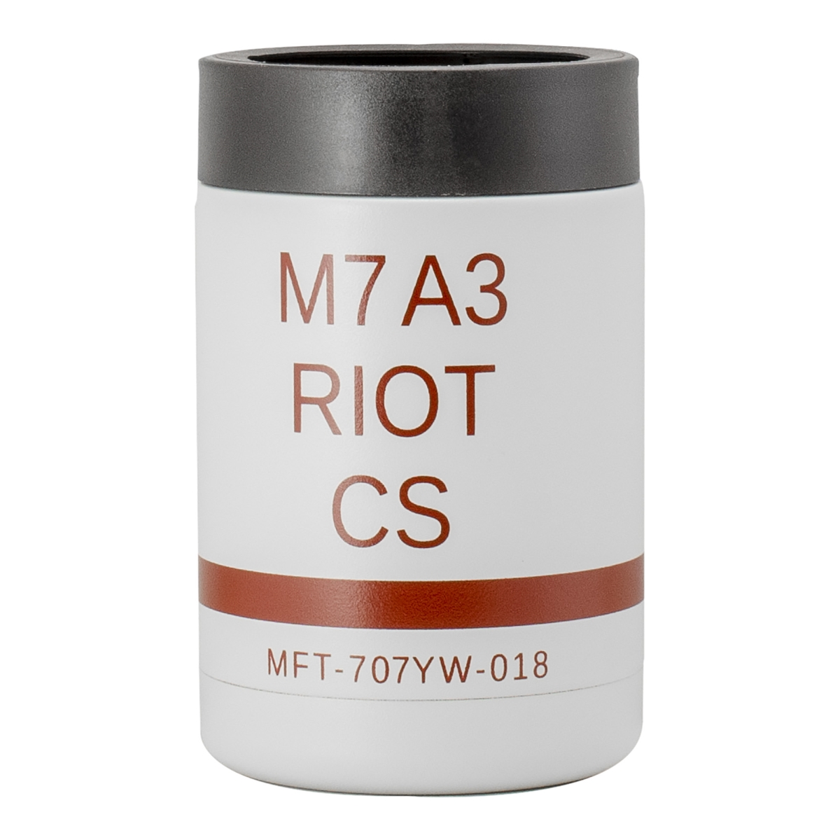 DM18CS-CAN 12 oz M7A3 CS Drinkware Can Cooler - White