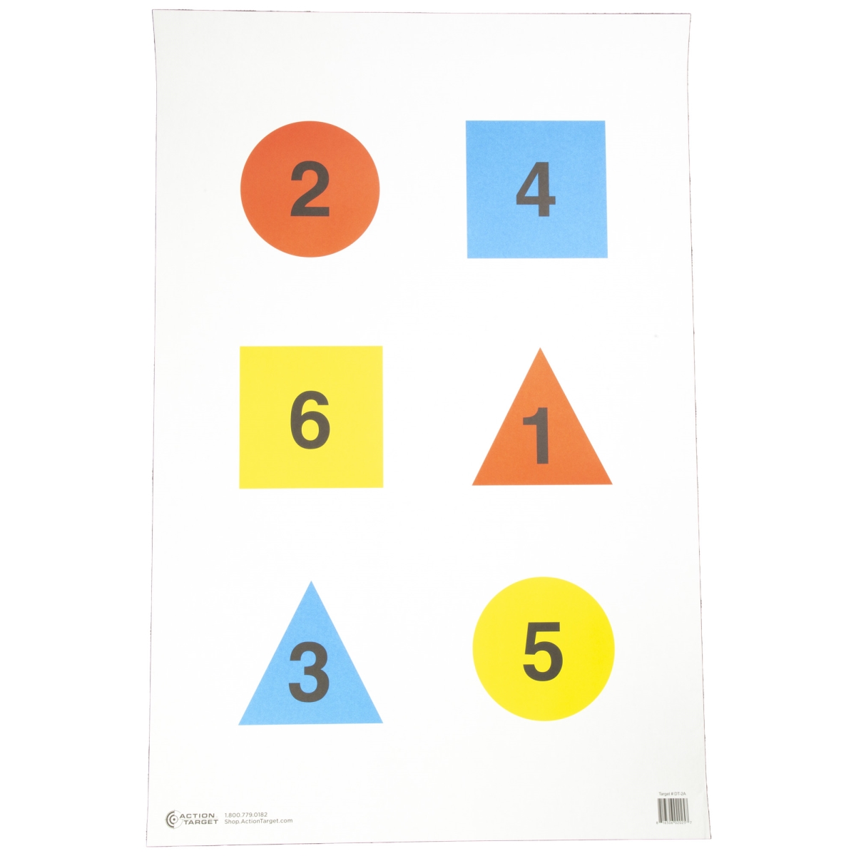 DT-2A-100 V2-A Discretionary Command Training Target - 100 Per Box