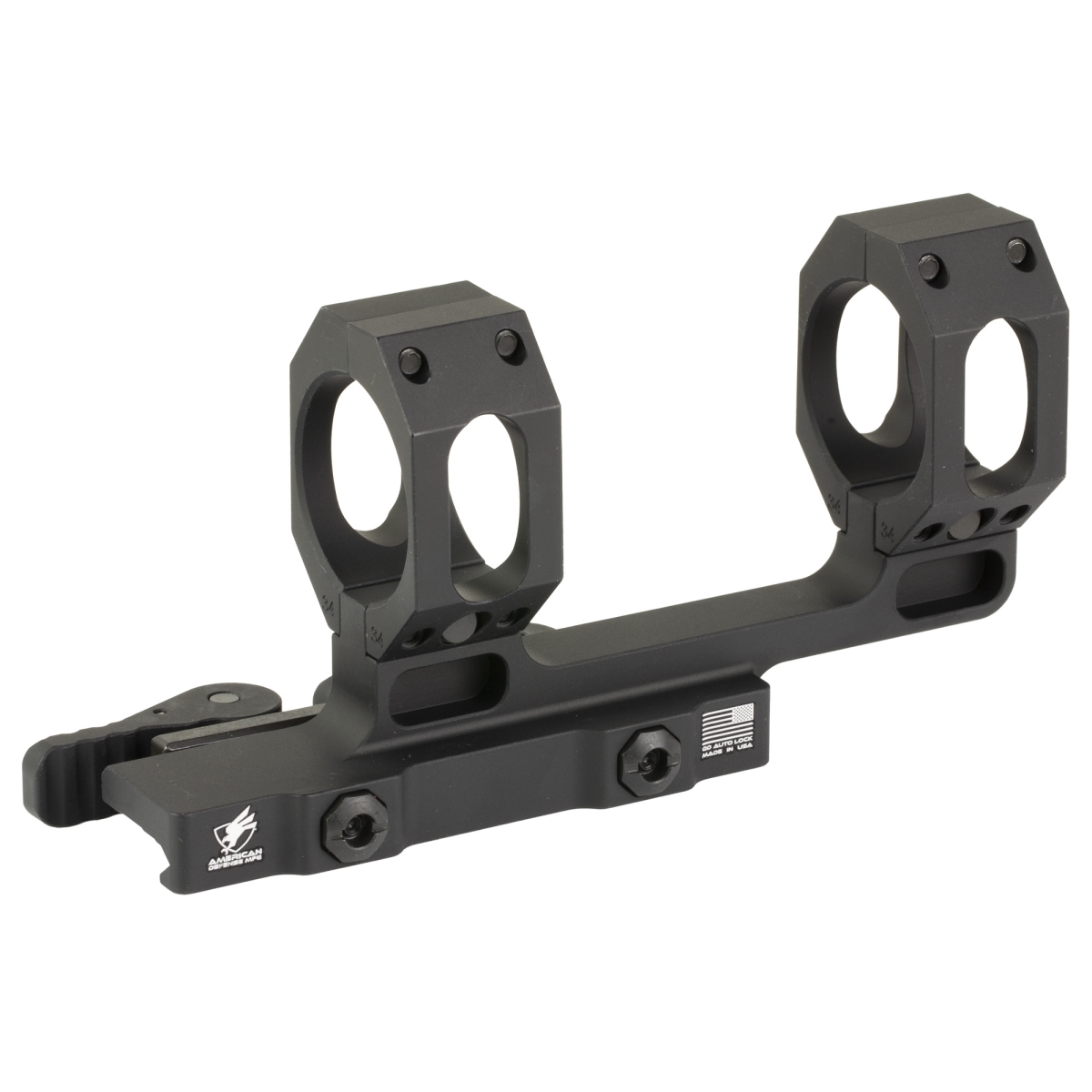 AD-RECON-M-34-STD 34 mm 1.70 in. AD-RECON Quick Detach Scope Mount - Anodized & Black