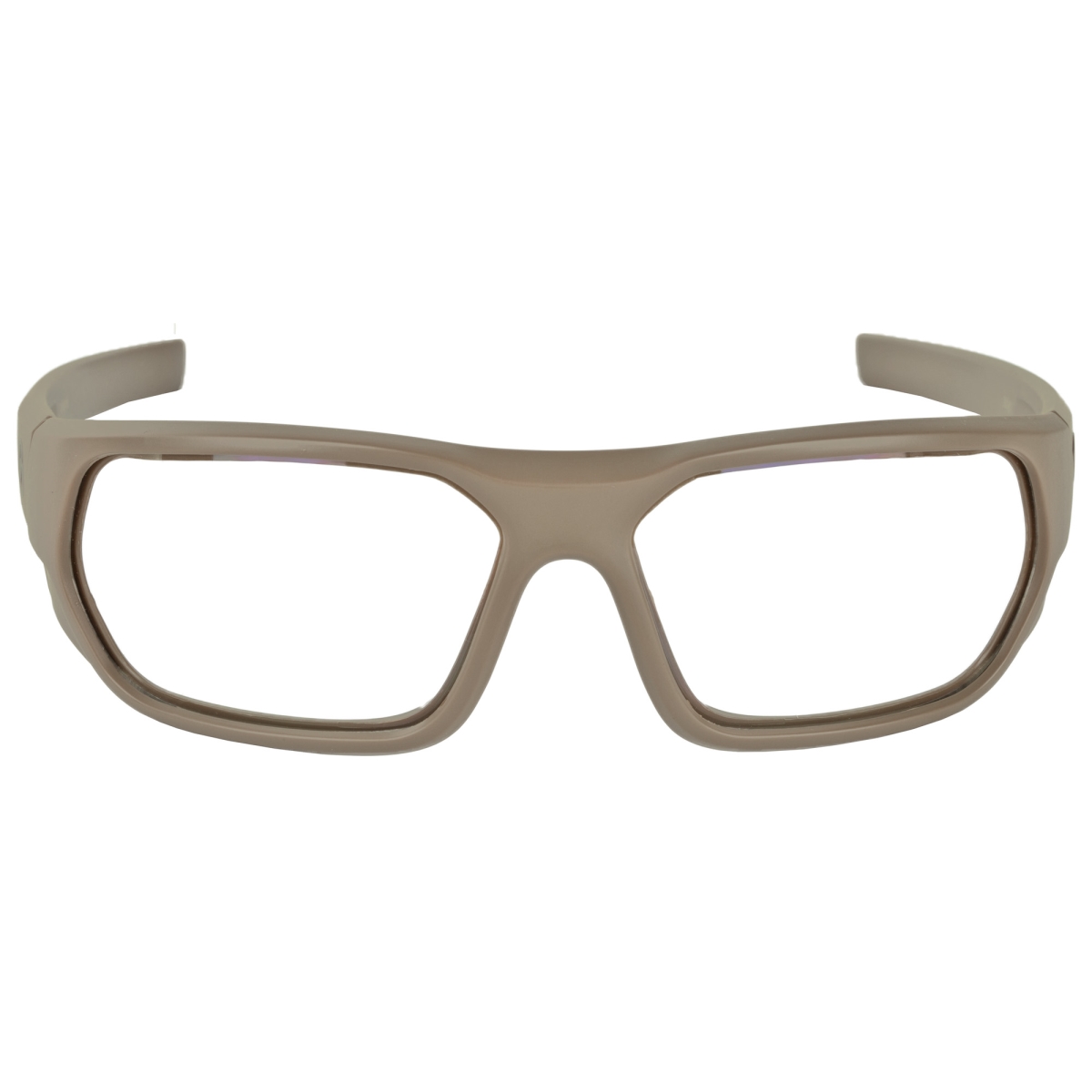 MAG1145-0-245-1000 Flat Dark Earth Frame Radius Eyewear - Clear Lens