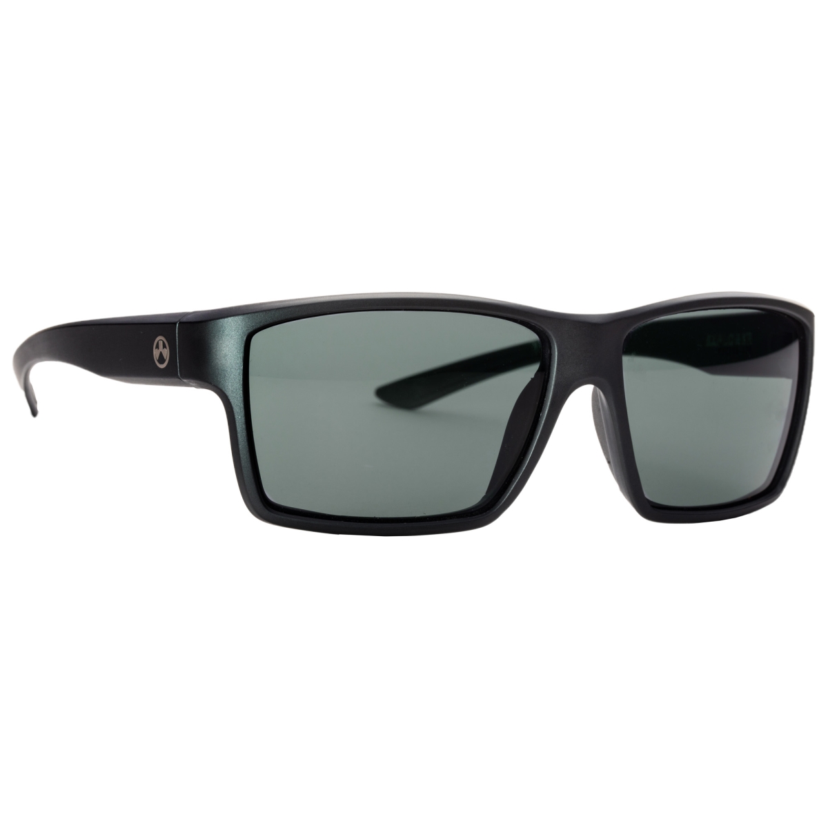 MAG1147-1-001-1900 Polarized Black Frame Explorer Eyewear - Gray Green Lens