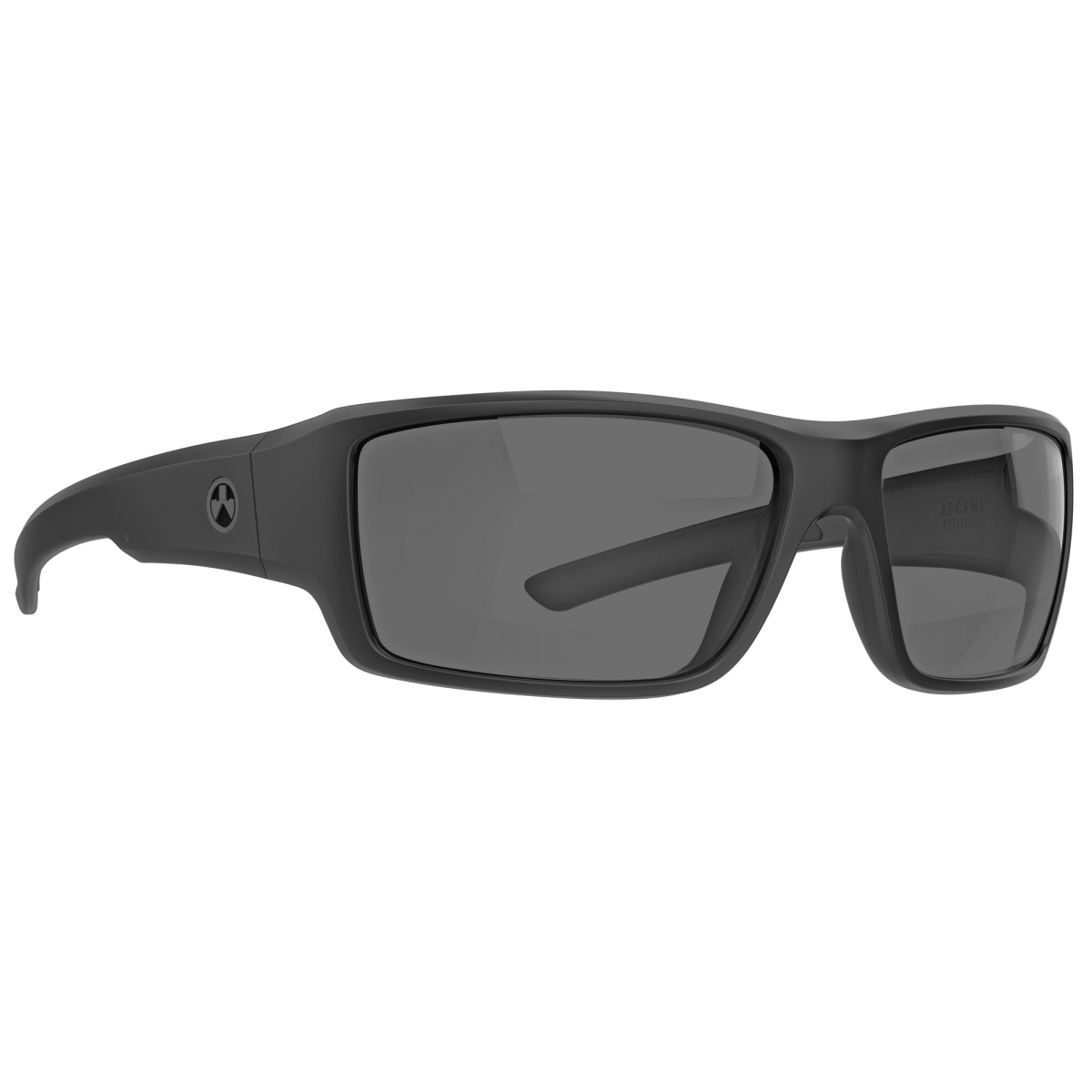 MAG1132-0-001-1100 Ascent Eyewear - Black Frame & Gray Lens