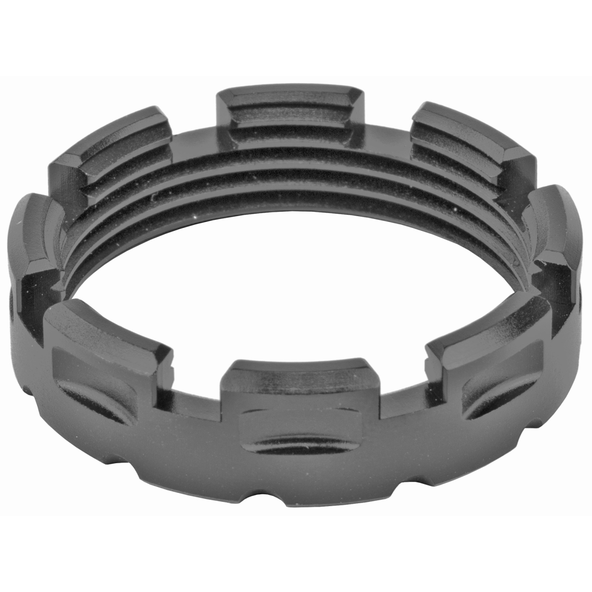 Fortis CN-Stand Mil Spec Castle Nut - Black Anodized