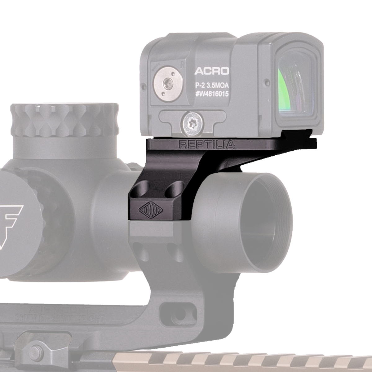 Reptilia ROF-90 for Geissele 30mm Mounts and Aimpoint ACRO (Black Anodized)