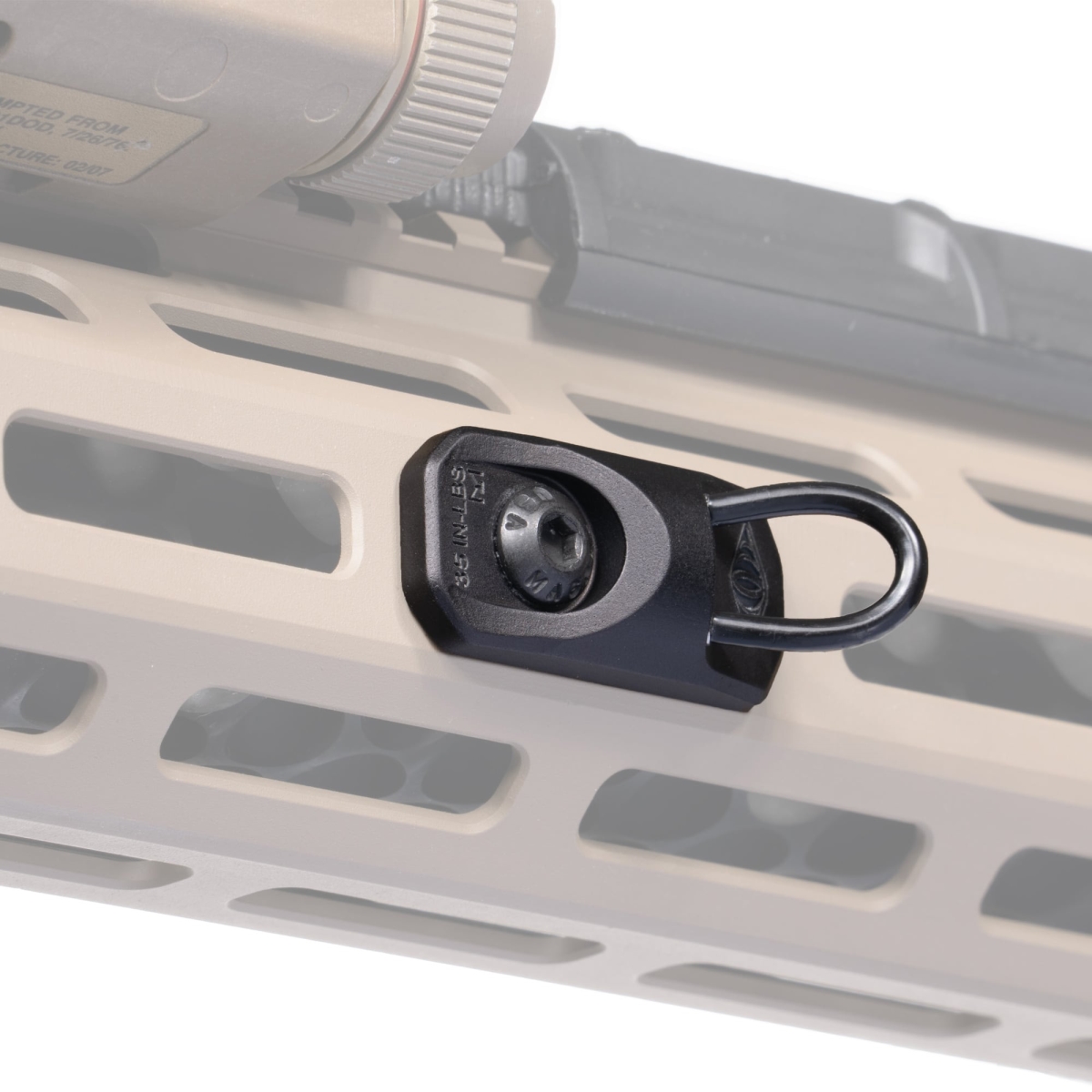 100-296 Socket-M-LOK Sling Loop Mount - Anodized & Black