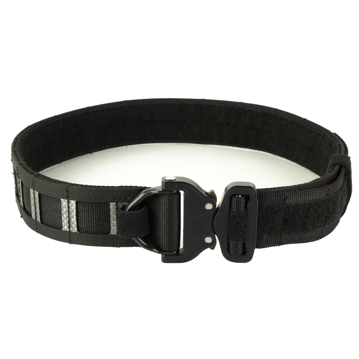 GEAR-ABSV3-BLK-M Assaulter Belt System with 20 Molle Sections - Black - Medium