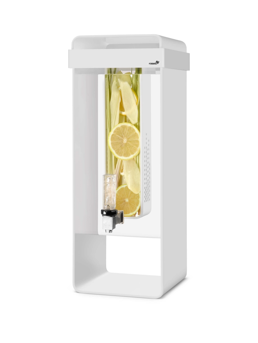 Picture of Rosseto LD150 3 gal Infuser White Beverage Dispenser