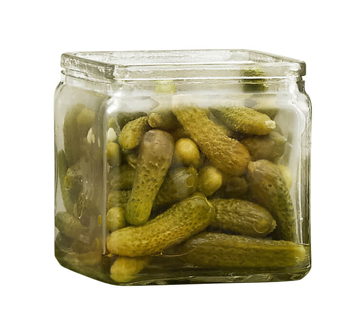 Picture of Rosseto GLS024 Clear Glass Square Jar, 3.9 x 3.9 x 3.9 in. - Set of 3