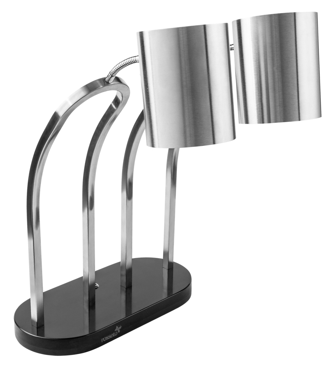 Picture of Rosseto HL024 HL024 - Double Stainless Steel Heat Lamp, Plain Shade