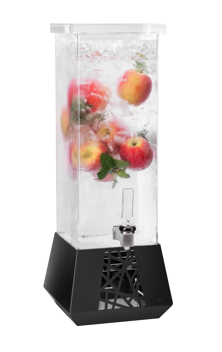 Picture of Rosseto LD212 2 gal Geo Beverage Dispenser with Black Matte Base
