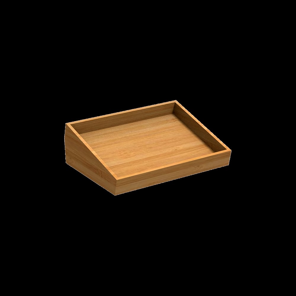 Rosseto MC-BB Modulite Cart Natural Bamboo Box, Gold