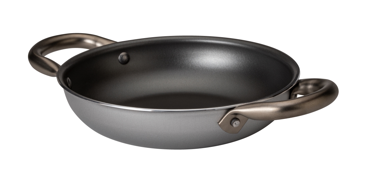 Picture of Rosseto CW6 1 qt. 6.5 in. Cook lite Mini Aluminum Non-Stick Skillet with Riveted Handles, Grey