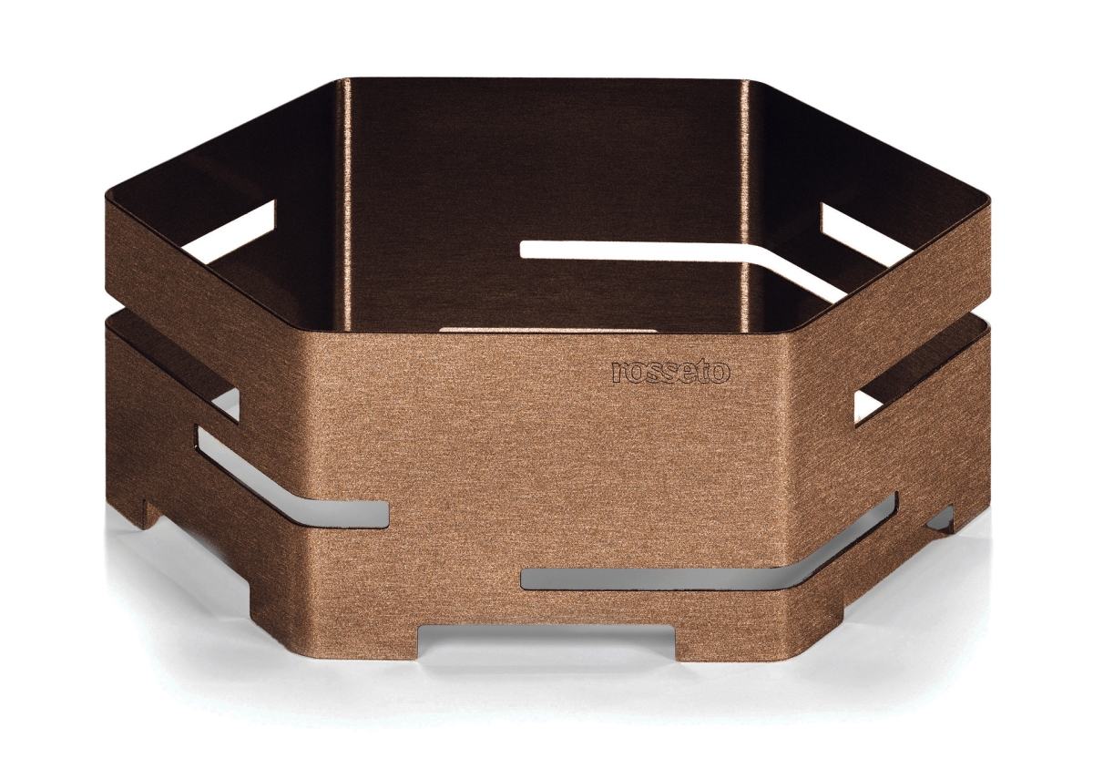 Picture of Rosseto SM398 Honeycomb Bronze Riser&#44; Brown - Small