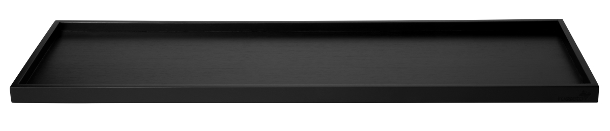 Rosseto RBLS300 Sky Rize Rectangle Black Shelf - Large
