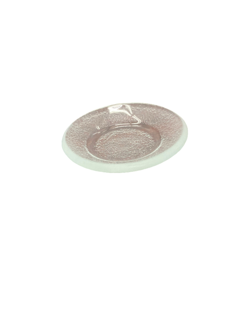 Picture of Rosseto GLS066CC Aroma Round Plate, Crystal Clear - Mini