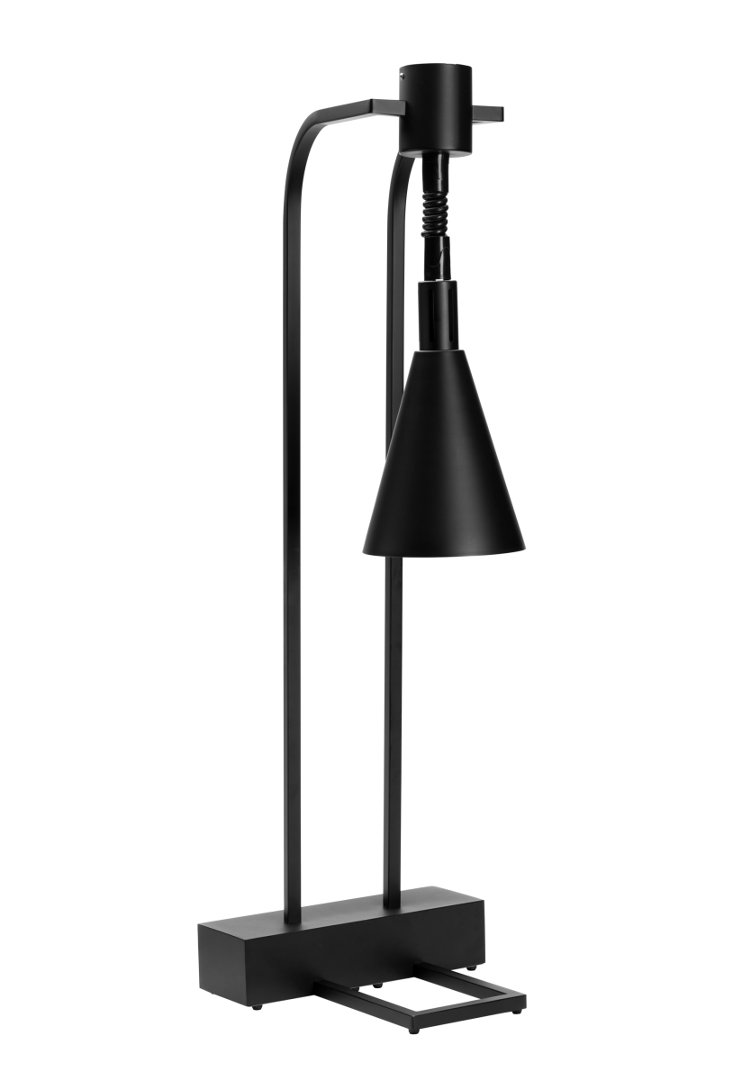 Picture of Rosseto HL027 Adjustable Height Heat Lamp with Matte Base, Black