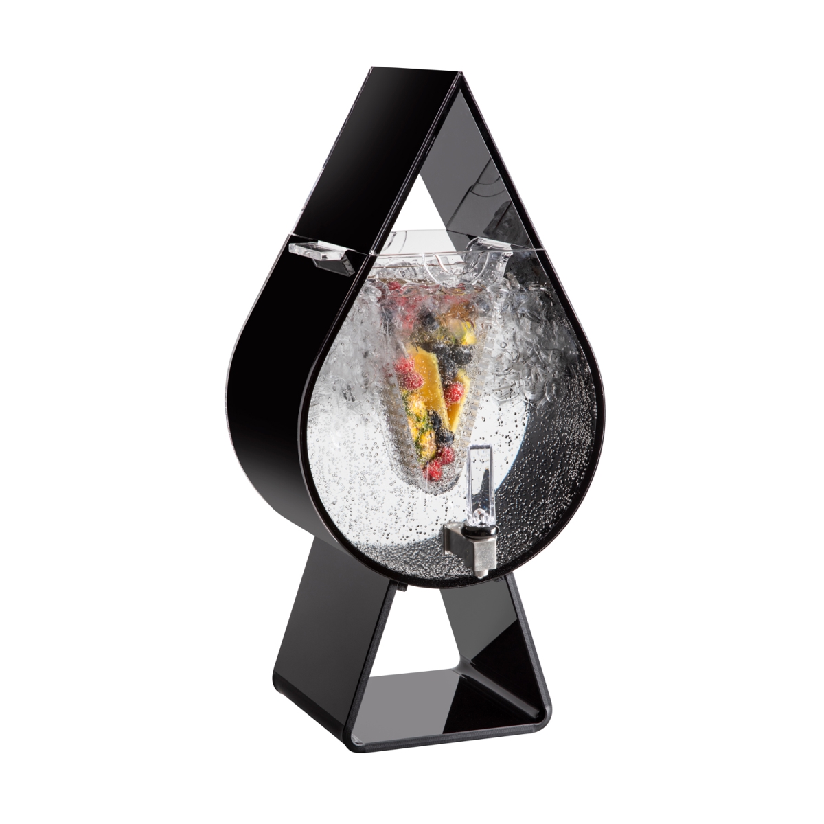 Picture of Rosseto LD214 3 gal Tear Drop Beverage Dispenser, Black