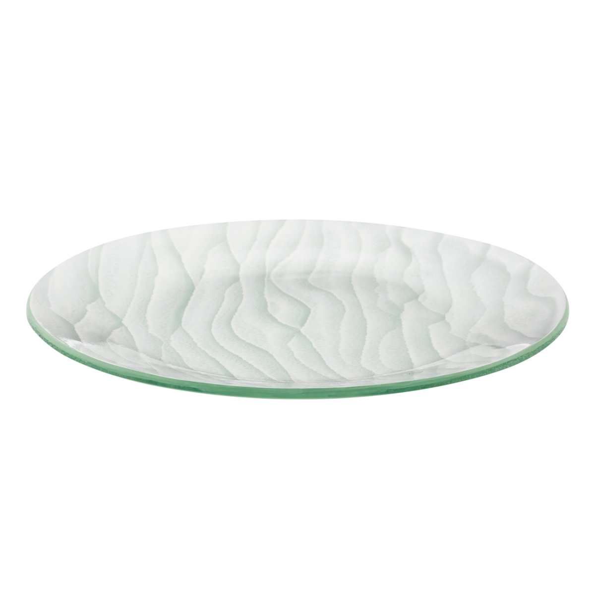 Picture of Rosseto GLS067W Sahara Round Plate with Rim, White