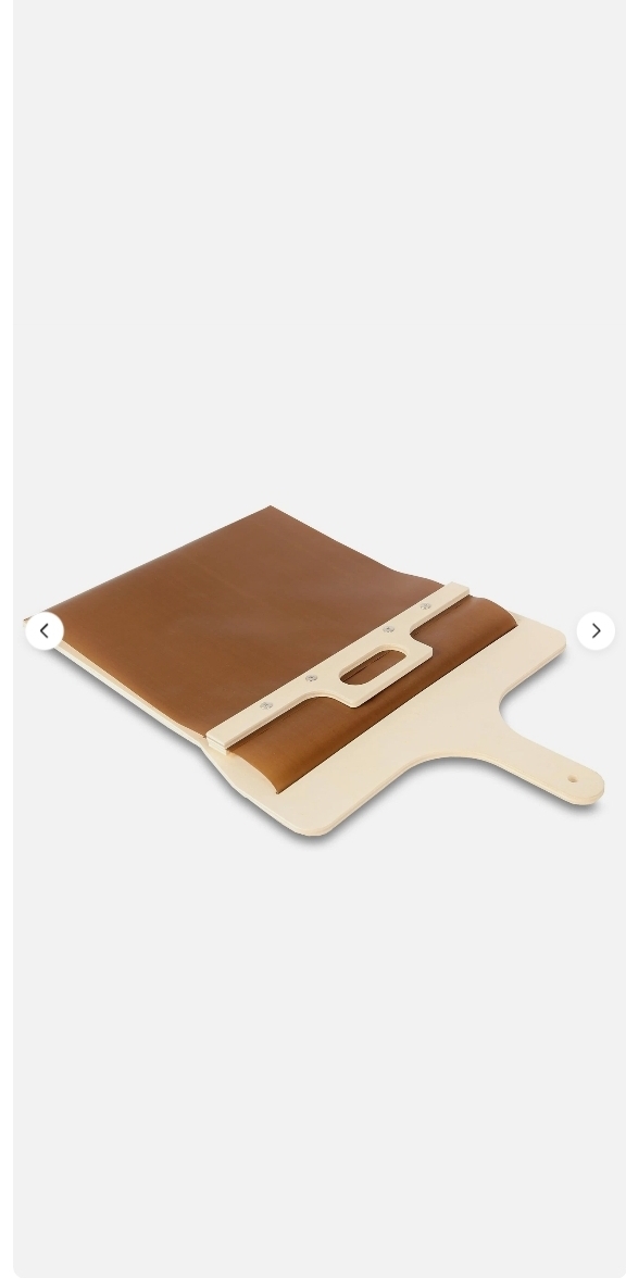Picture of Pizza tray 2017 Premium Sliding Pizza Peel | Non-Stick Pizza Spatula Paddle with Wooden Handl...