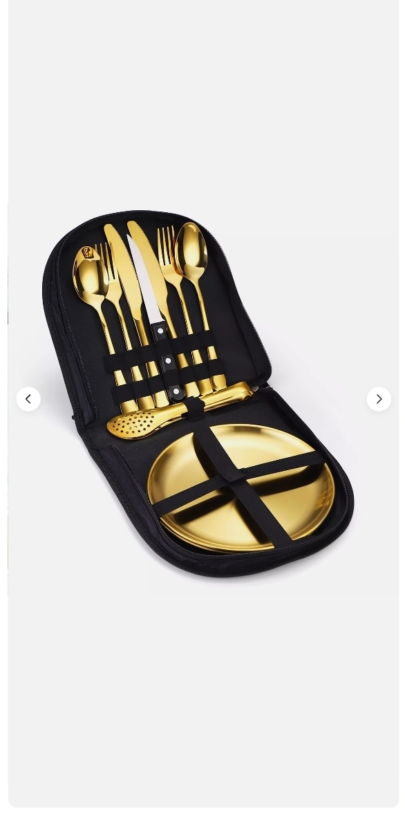 Picture of Cutlery set 4669 0PCS Travel Kitchen Cutlery Set Stainless Steel Tableware Knife Fork Spoon Set