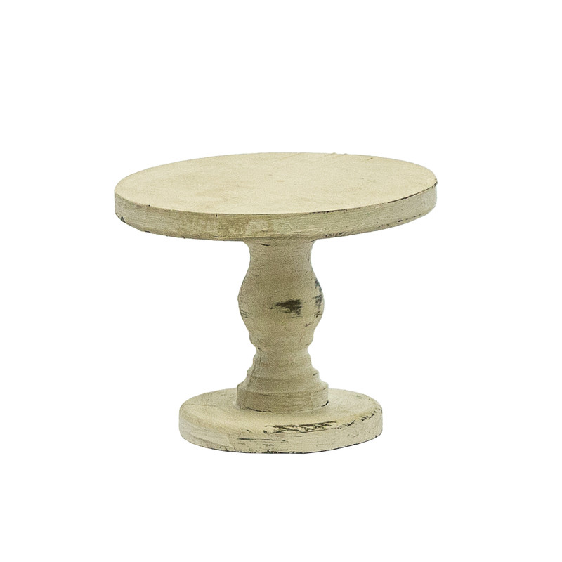 Picture of Rustic Arrow 120264 White Tier Cake Stand - Distressed Finish