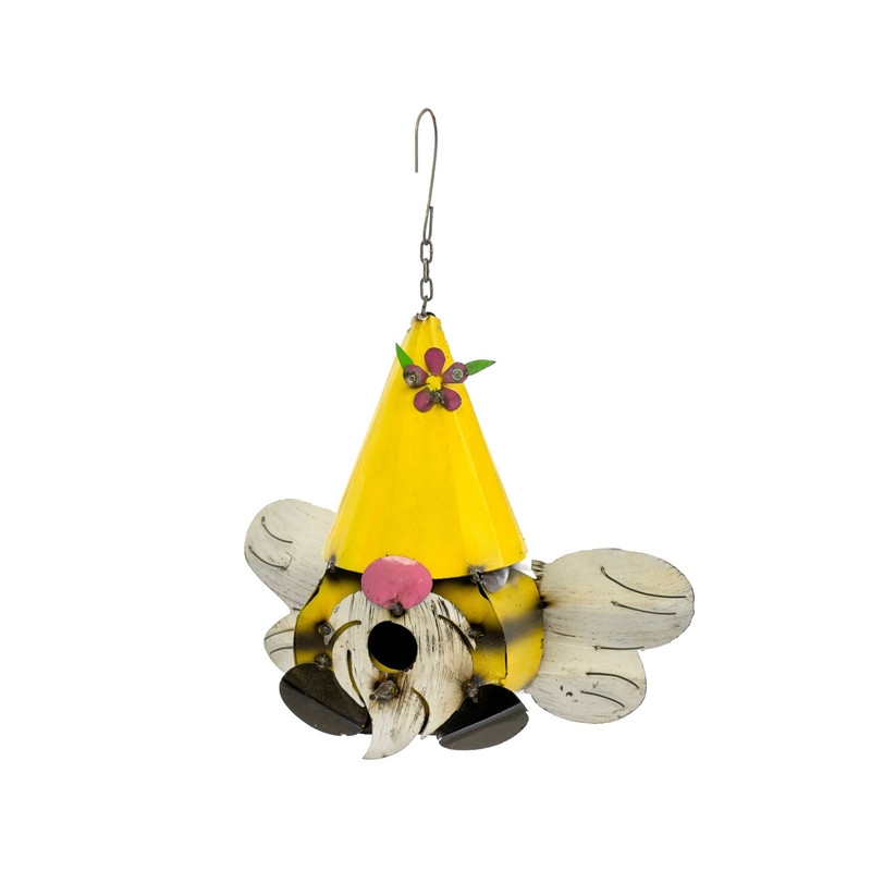 Picture of Rustic Arrow 102486 Hanging Bee Gnome Birdhouse