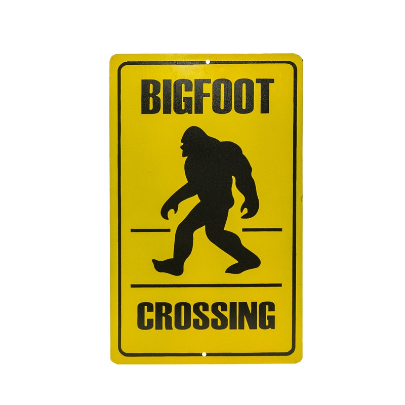 Picture of Rustic Arrow  102349 Metal Big Foot Squared Sign