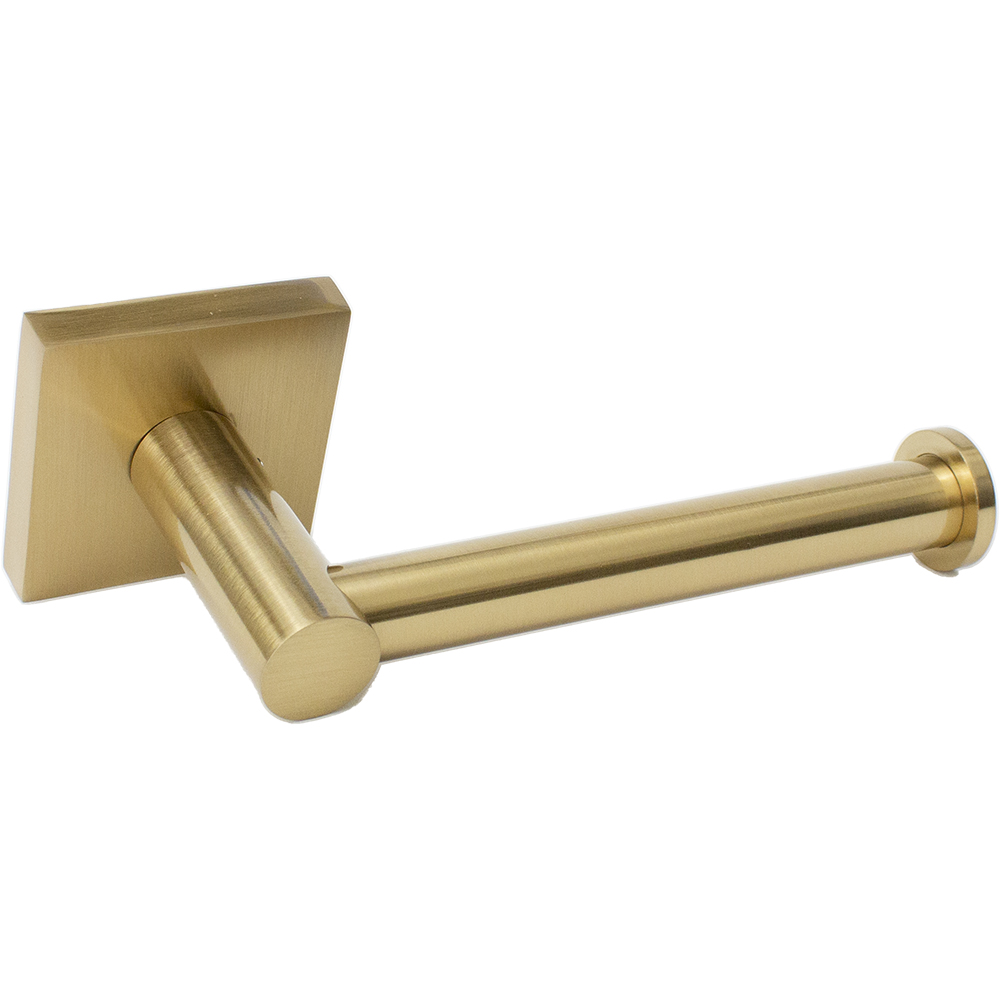 8907SB Urban Modern Square Euro Tissue - Satin Brass
