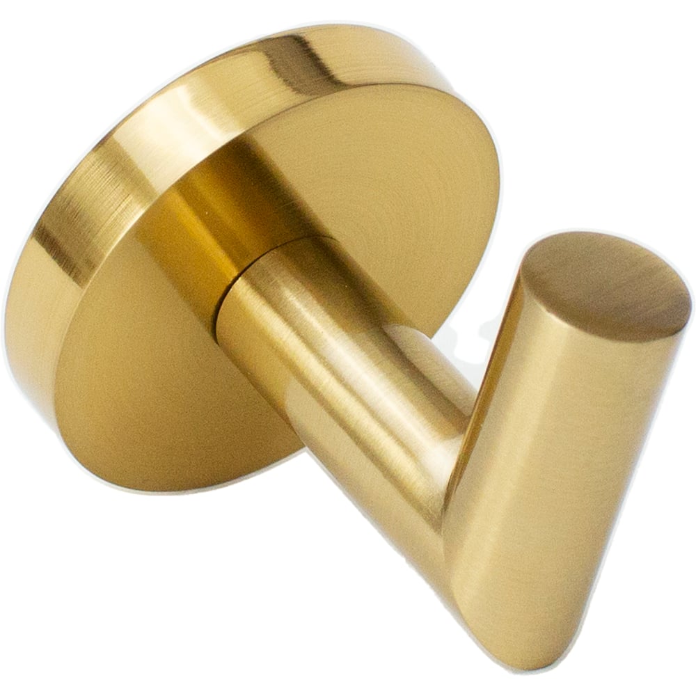 8803SB Metro Modern Round Robe Hook - Satin Brass