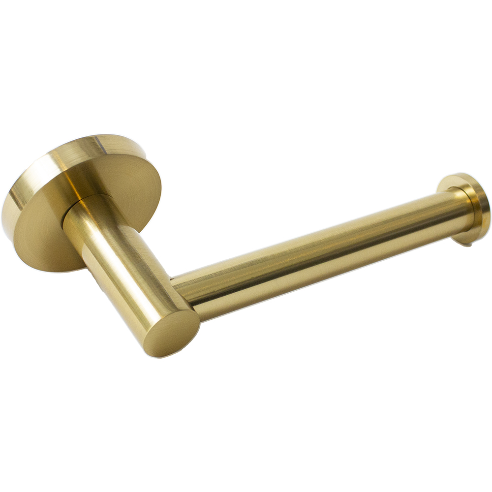 8807SB Metro Modern Round Euro Tissue - Satin Brass