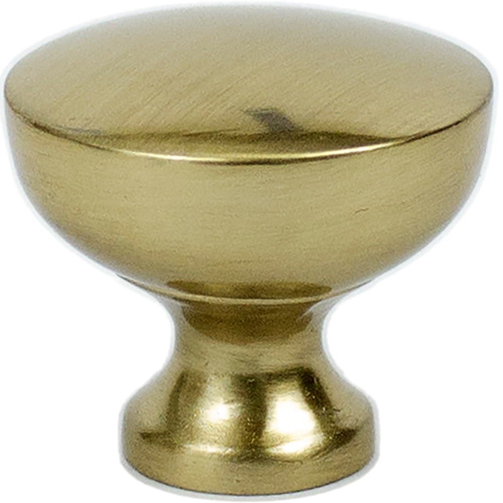 903SB 1.12 in. Modern Round Door Knob - Satin Brass