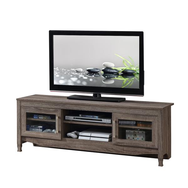 Grey Driftwood TV Stand - 19.29 x 53 x 15.75 in.