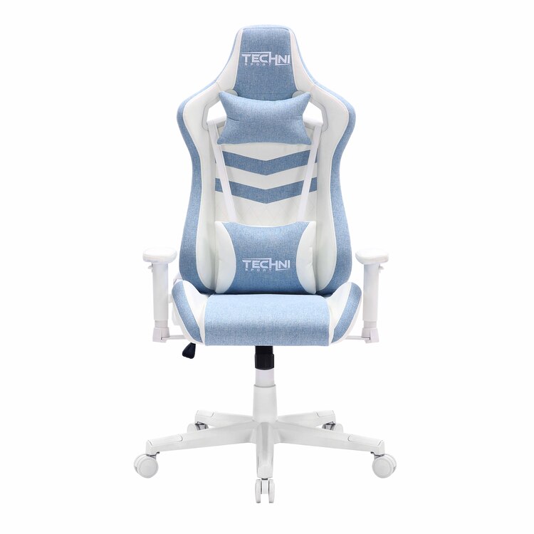 Picture of Techni Sport RTA-TS86-BL Ergonomic Pastel Gaming Chair&#44; Blue