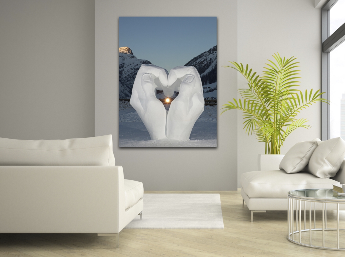Ice Love Abstract Canvas Art, 20 x 30 in.