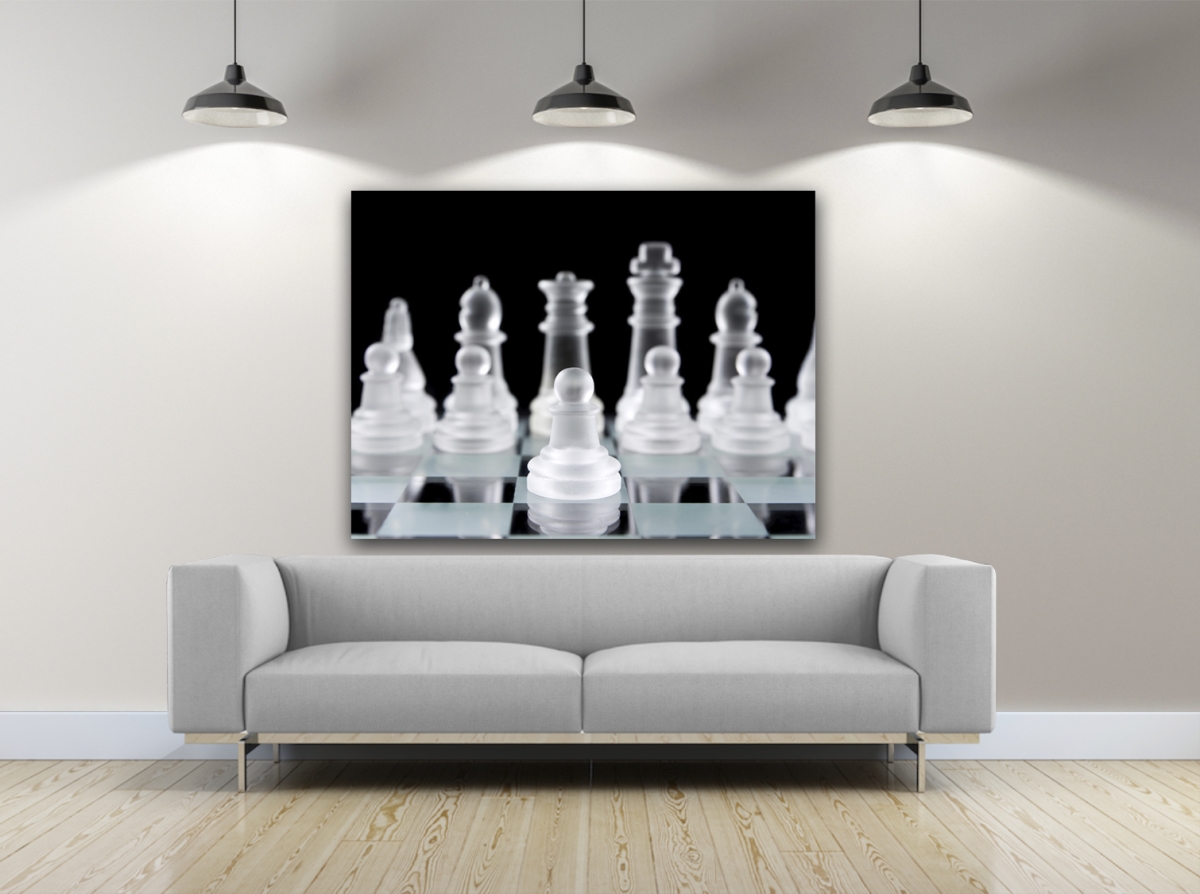 Lets Play Chess Photography Canvas Art, 20 x 30 in.