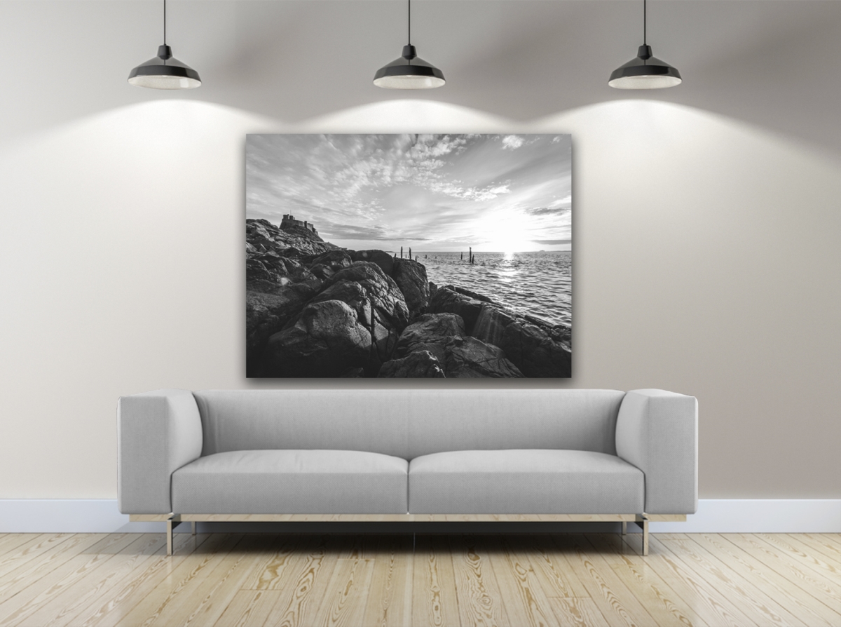 Picture of Artful Printers C-16202028 On The Rocks Photography Canvas Art&#44; 16 x 20 in.