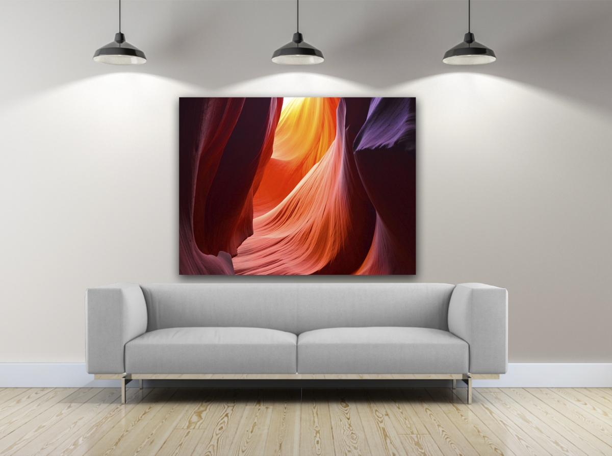 Radiant Cave Photography Canvas Art, 24 x 36 in.