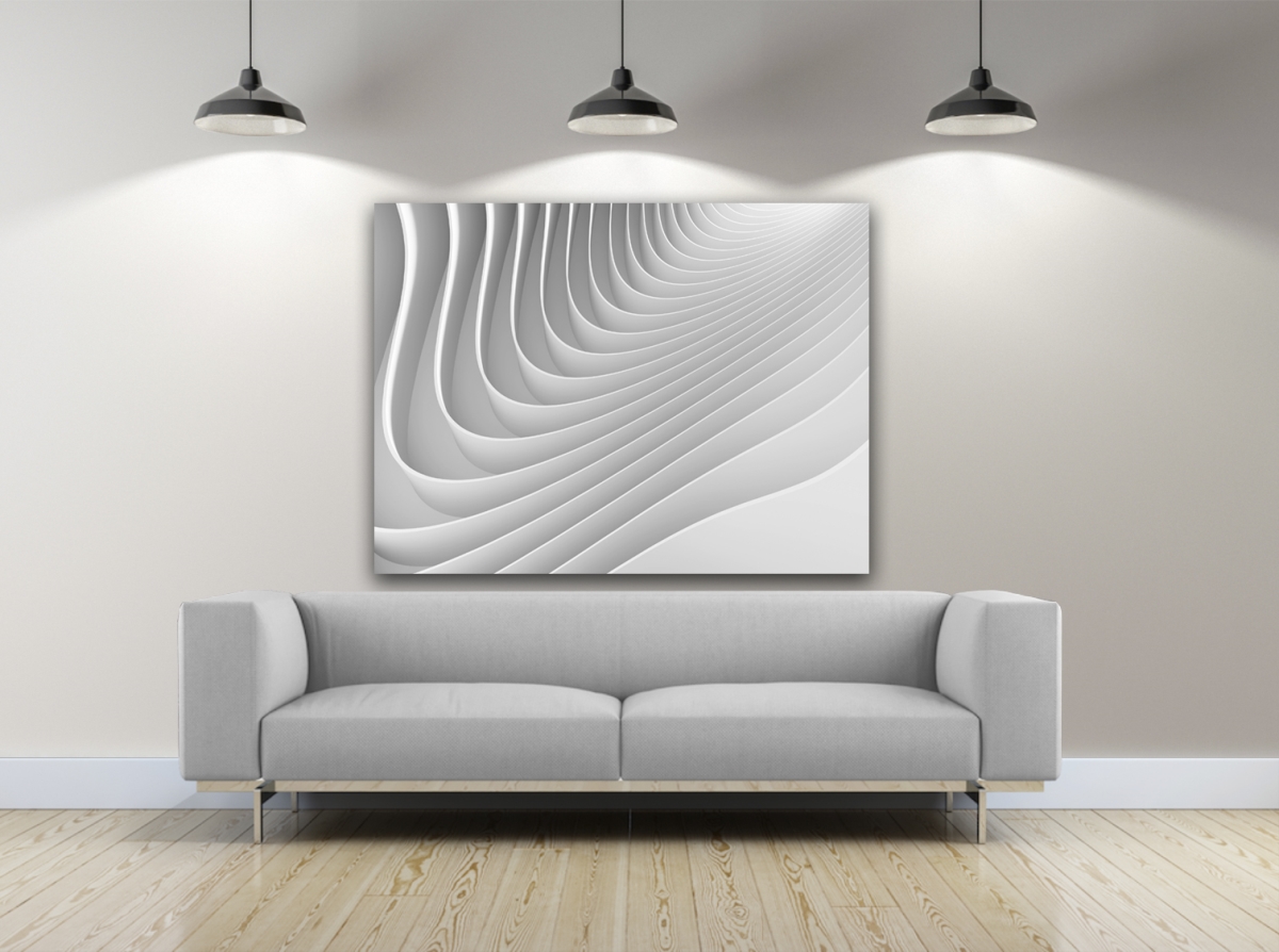 Waves Abstract Canvas Art, 24 x 36 in.