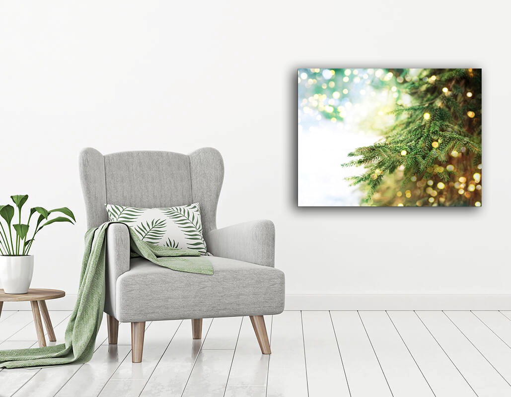 Fir Tree Holiday Canvas Art, 24 x 36 in.