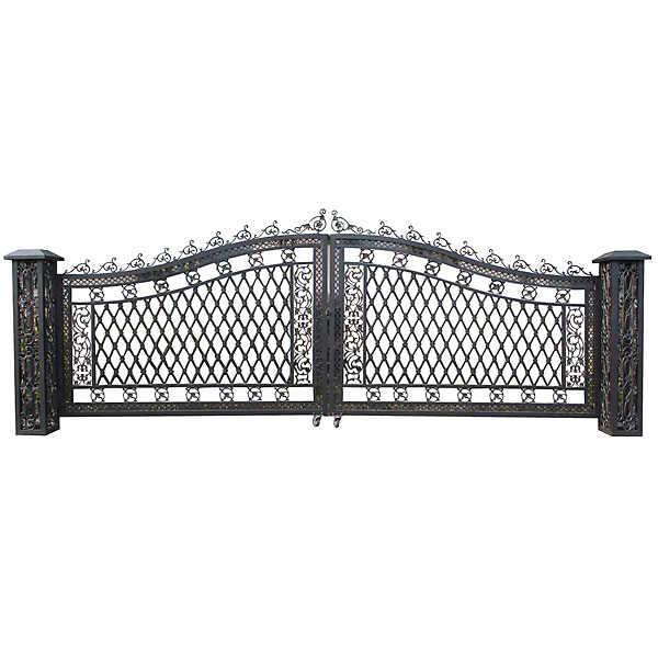 Bridgeton Moore Wide Driveway Gate - Black