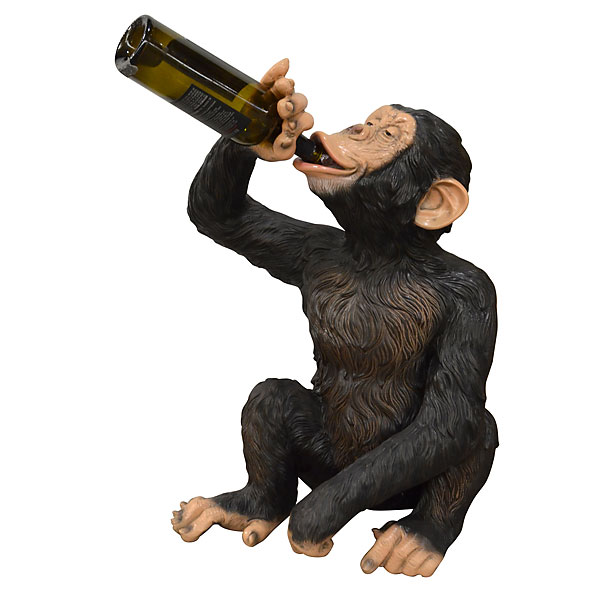 Picture of AFD Home 11201326 Boozy Chimp Bottle Holder Figurines&#44; Multi Color